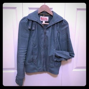 💙3/$20 Mossimo Corduroy Moto Jacket Sz Small